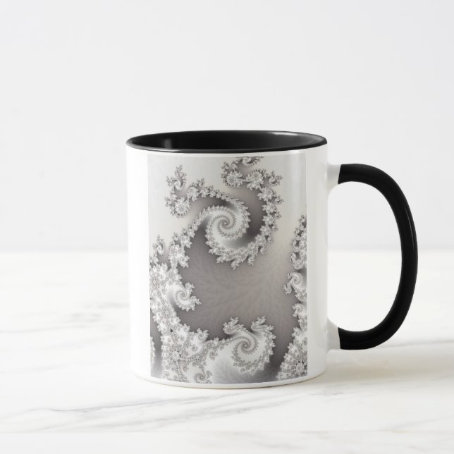 Silver Double Spiral Mug (Right)