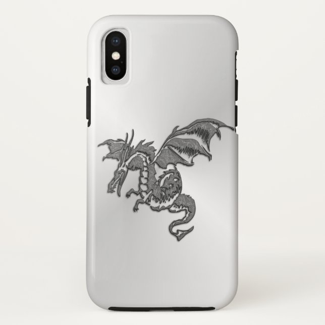 Silver Dragon Case-Mate iPhone Case (Back)