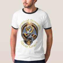 Silver Dragon Mystical Strength Silver Grace