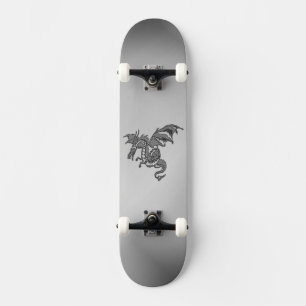 Silver Dragon Skateboard