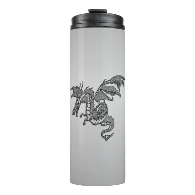 Silver Dragon Thermal Tumbler (Front)