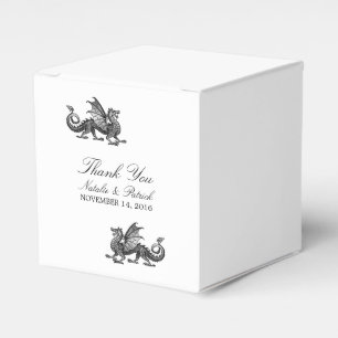 Silver Dragon Wedding Favour Boxes