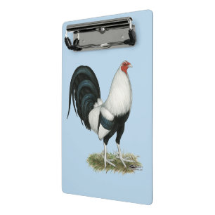 Silver Duckwing Gamecock Mini Clipboard