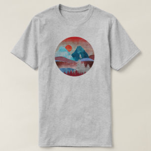 Silver Eagle Landscape T-Shirt