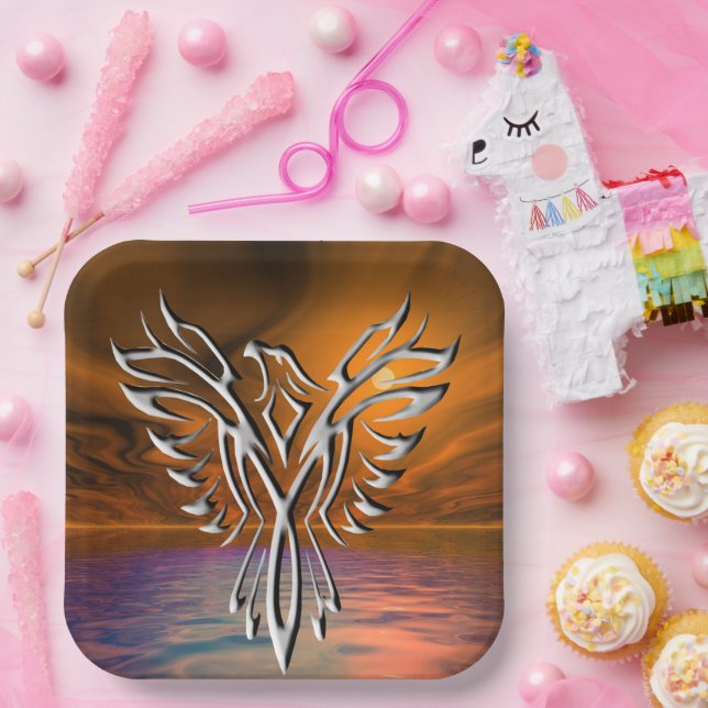 Silver Eagle Paper Plate (Party)