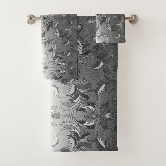 Silver Elegance Bath Towel Set (Insitu)