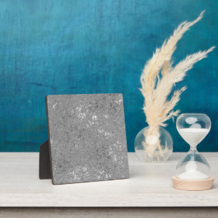 Silver Etched Orchids Design, Plaque
