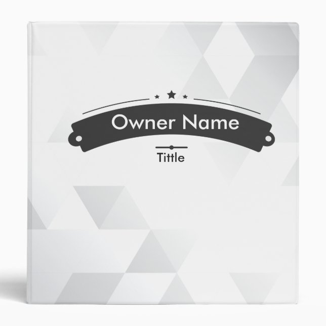 Silver EZD&trade; Ring Avery Signature 1.5" Binder (Front)