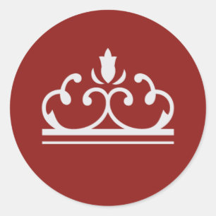 Silver Fairy Tale Sticker (red)