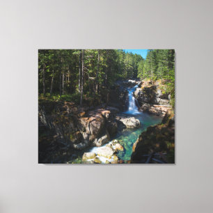 Silver Falls, Mount Rainier National Park Canvas Print