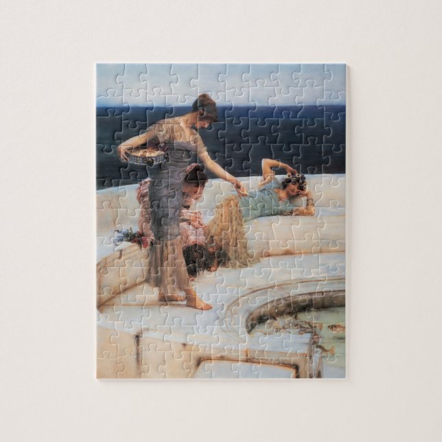Silver Favourites by Lawrence Alma-Tadema Jigsaw Puzzle (Vertical)