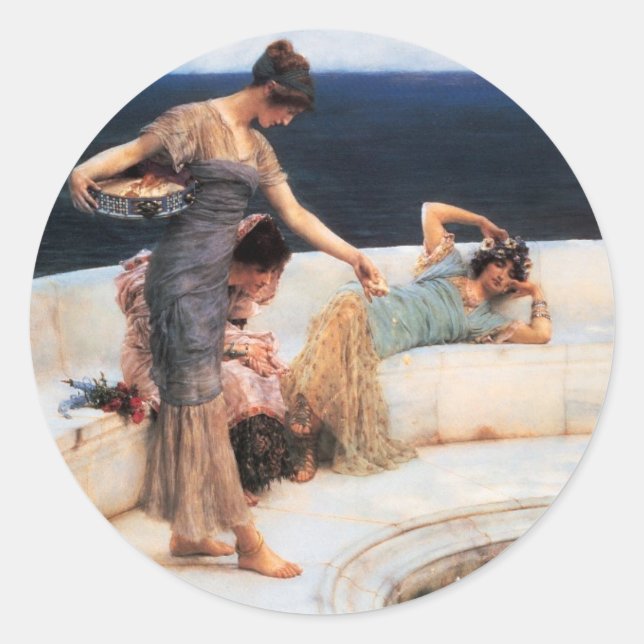 Silver Favourites Classic Round Sticker (Front)