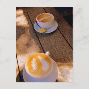 Silver Fern Cappuccino Postcard