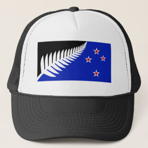 Silver Fern Flag Hat by Kyle Lockwood