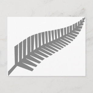 Silver Fern of New Zealand Postcard