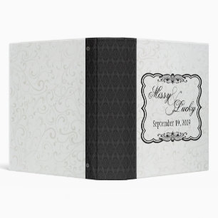 Silver Filigree Wedding/Anniversary Album Binder