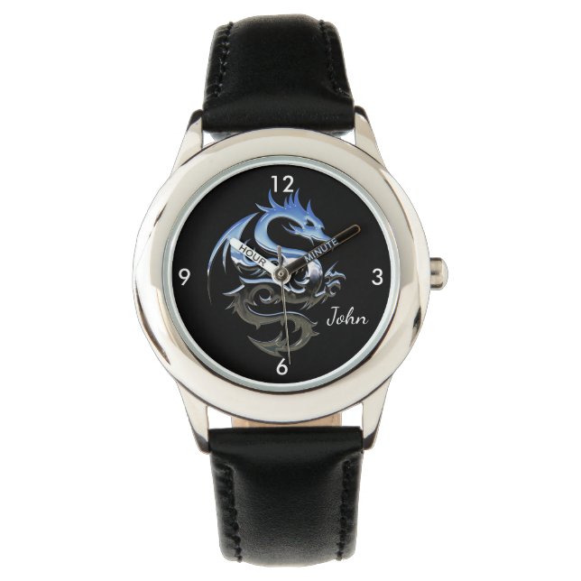 Silver Fire Dragon Watch (Front)
