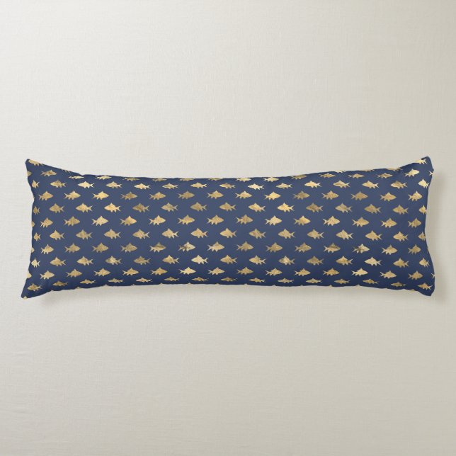 Silver Fish Body Pillow (Front)