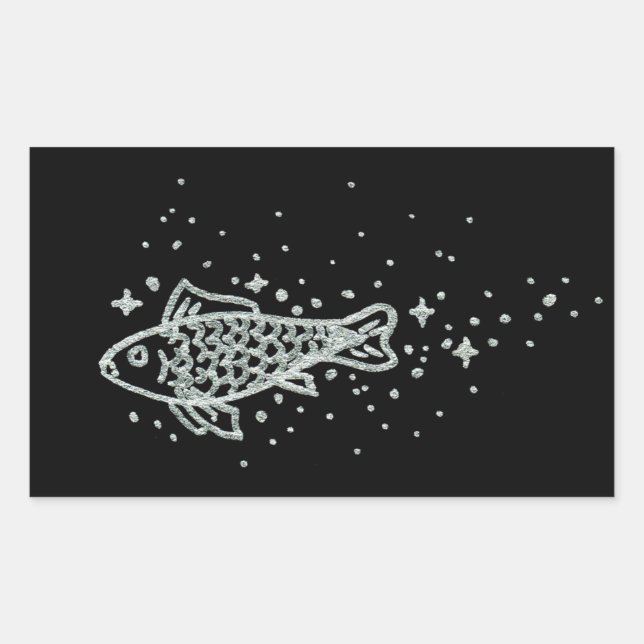 Silver Fish Sticker (Front)