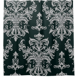 Silver Floral: Elegant Wallpaper.