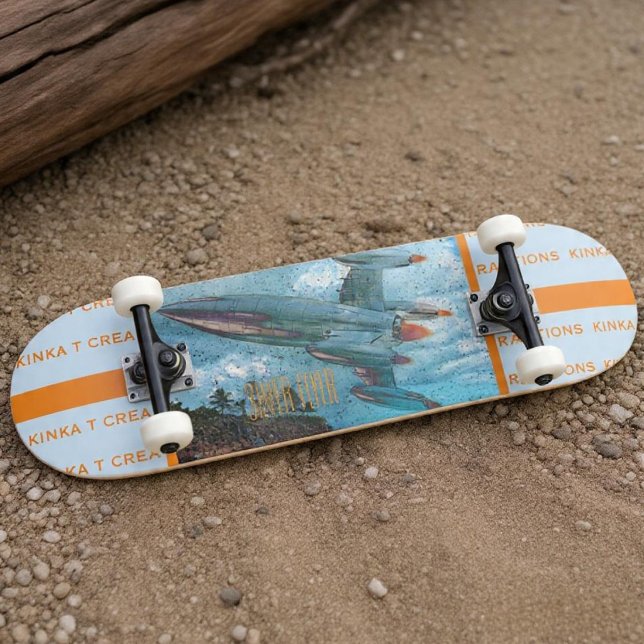 Silver Flyer Skateboard Deck 7 7/8" (Creator Uploaded)