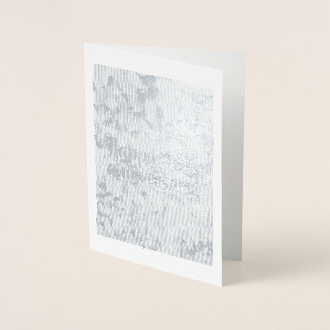 Silver Foil Card (40th anniversary) by dalDesignNZ (Front)