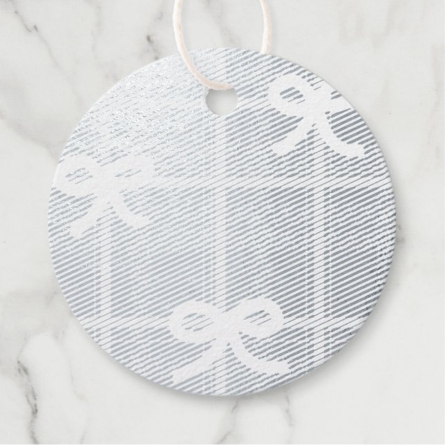 Silver Foil Gift Tags 12-pack (Front)