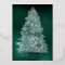 Silver Foil Illustrated Christmas Tree Card