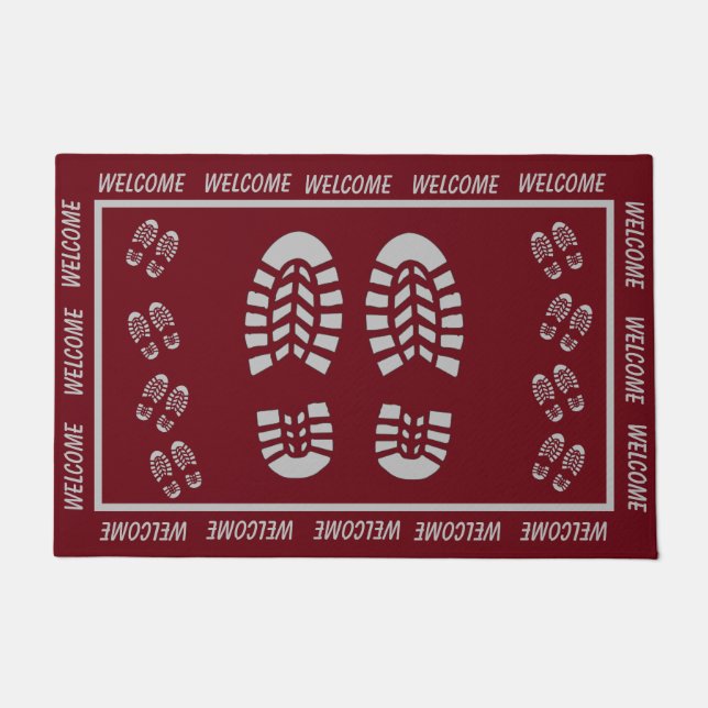 Silver Footprints and Welcome Doormat (Front)