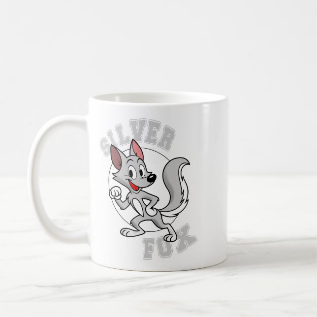 Silver Fox Coffee Mug (Gauche)