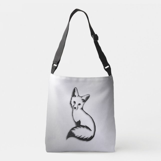 Silver Fox Crossbody Bag (Back)