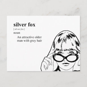 SILVER FOX POSTCARD