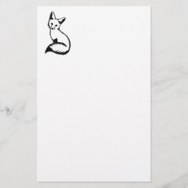 Silver Fox Stationery (Front)