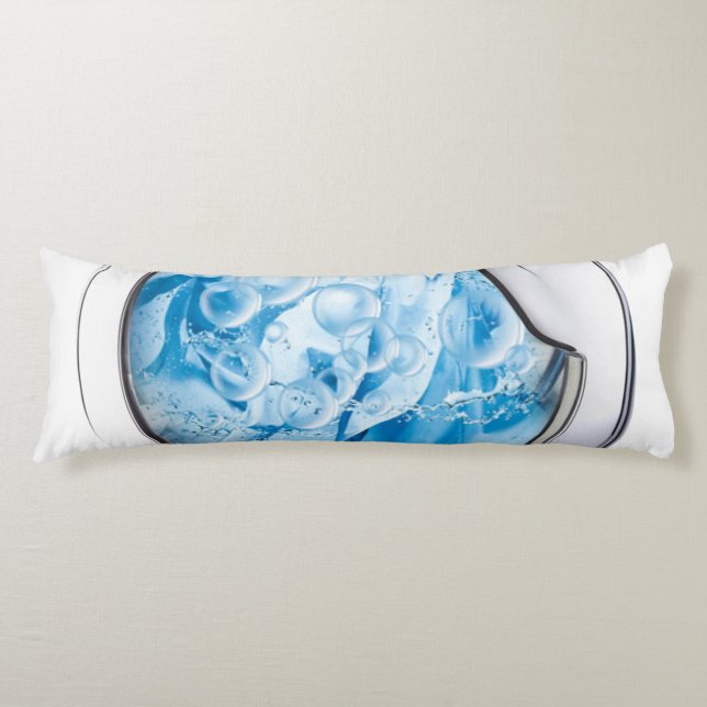 silver framed washing machine animated body pillow (Front)