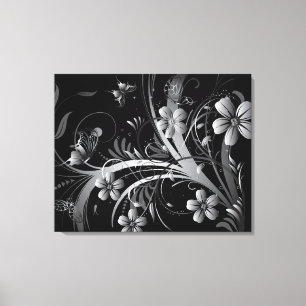 Silver Garden Canvas Print