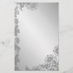 Silver Garden Stationery