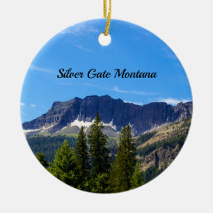 Silver Gate Montana Ceramic Ornament