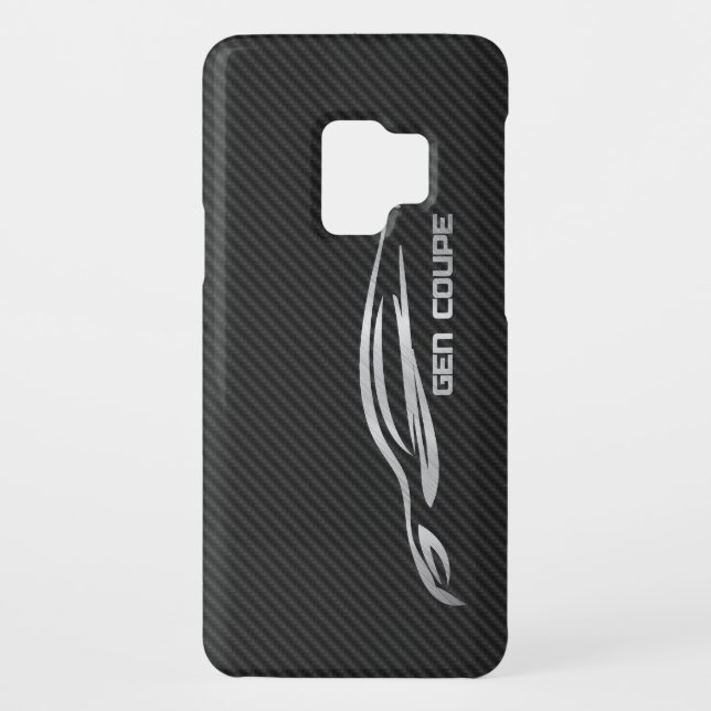 Silver Genesis Coupe Logo Case-Mate Samsung Galaxy Case (Back)