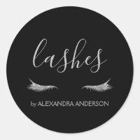 Silver Glitter and Sparkle Eyelash Extension
