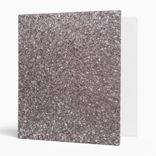 Silver glitter binder