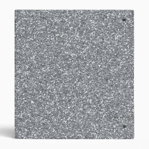 Silver Glitter Binder