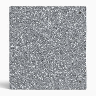Silver Glitter Binder