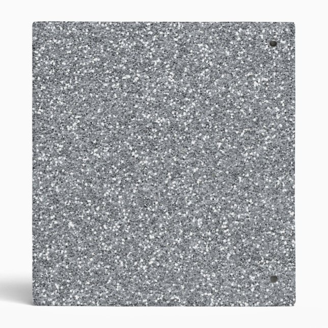 Silver Glitter Binder (Back)