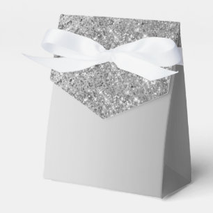 Silver Glitter Create Your Own Favour Box
