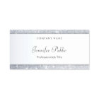 Silver Glitter Elegant Handwritten Name Script