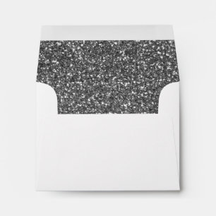Silver Glitter Envelope