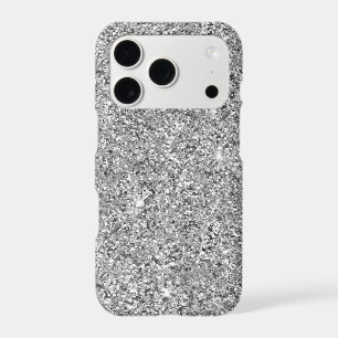 Silver Glitter iPhone Case