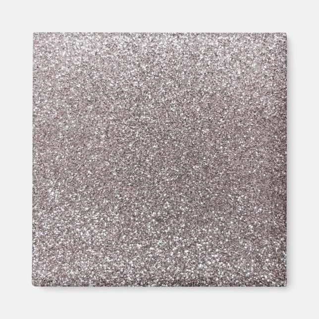 Silver glitter magnet (Front)