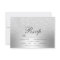 Silver glitter ombre metallic foil RSVP wedding
