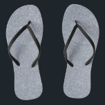Silver Glitter Print Metallic Wedding bride groom Flip Flops<br><div class="desc">This beautiful silver metallic print is a Gorgeous Decorative accessory in a very current trendy color, it will bring gorgeous style to your look. You can also personalize it by adding own monogram or photograph for all special occasions in your life for you and your loved ones (birthday, party, valentines...</div>